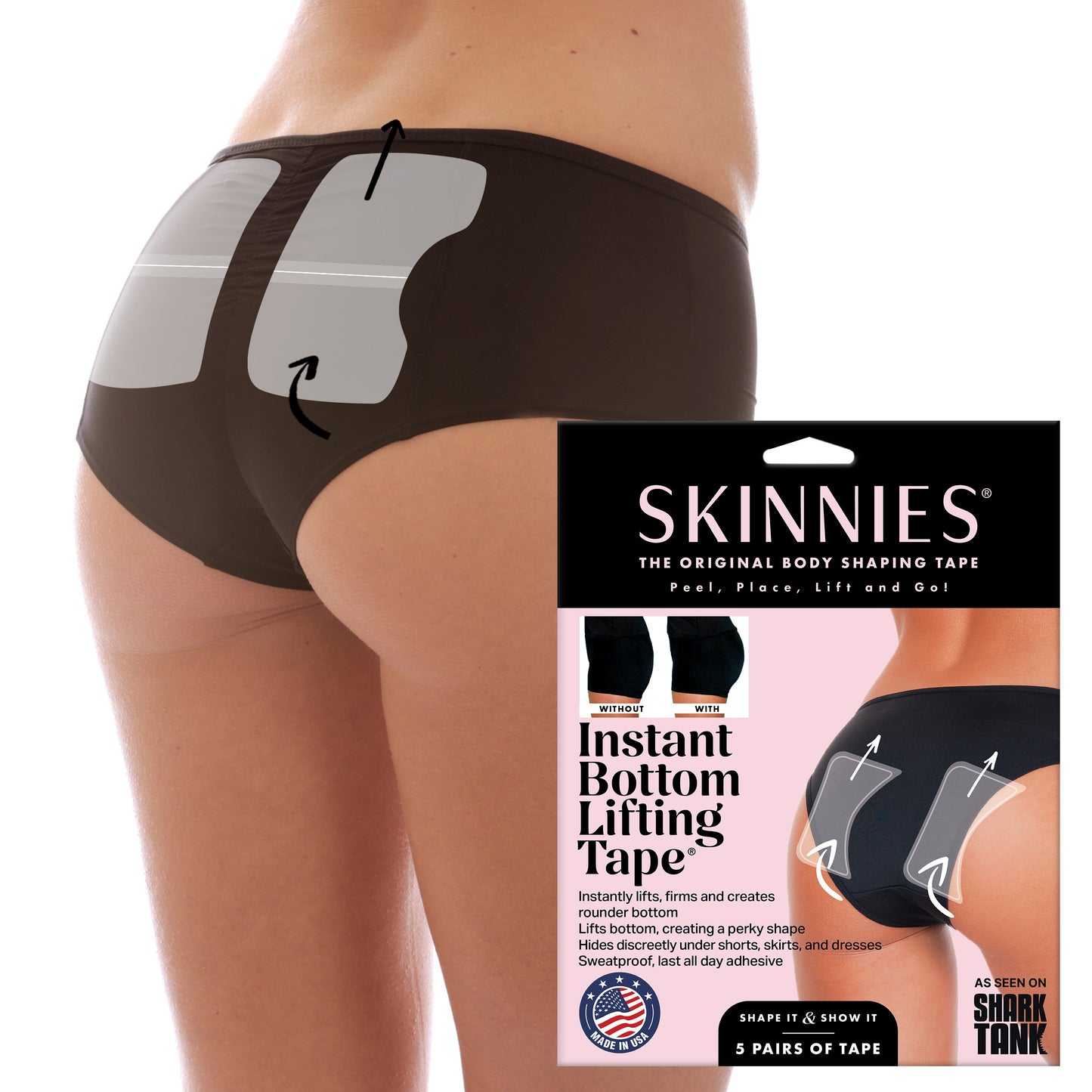 Cinta de levantamiento de glúteos instantánea Skinnies