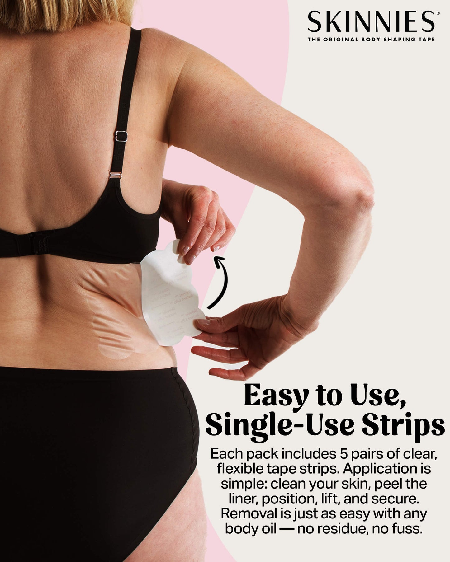 Cinta de levantamiento de espalda instantánea Skinnies