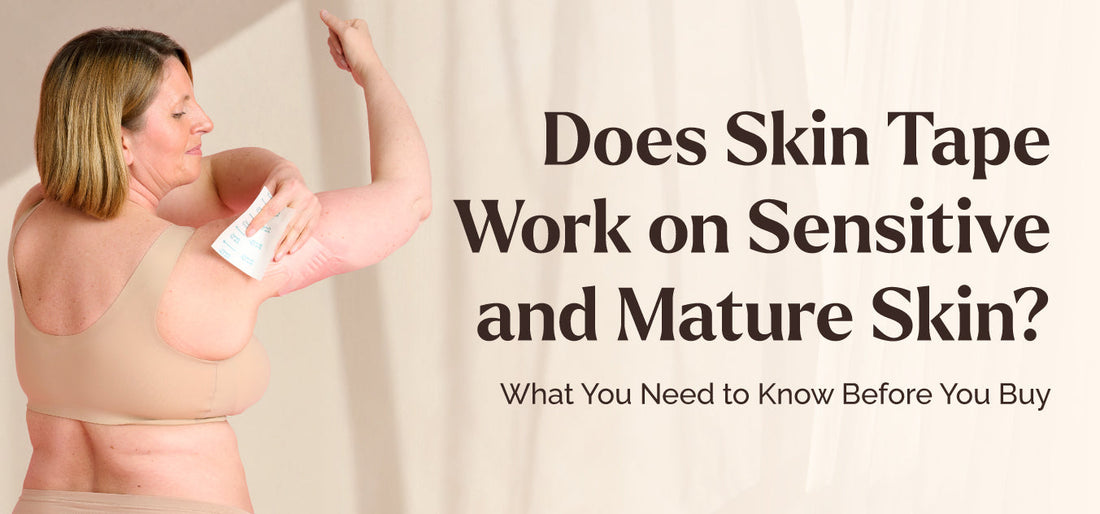 Does Skin Tape Work on Sensitive and Mature Skin?