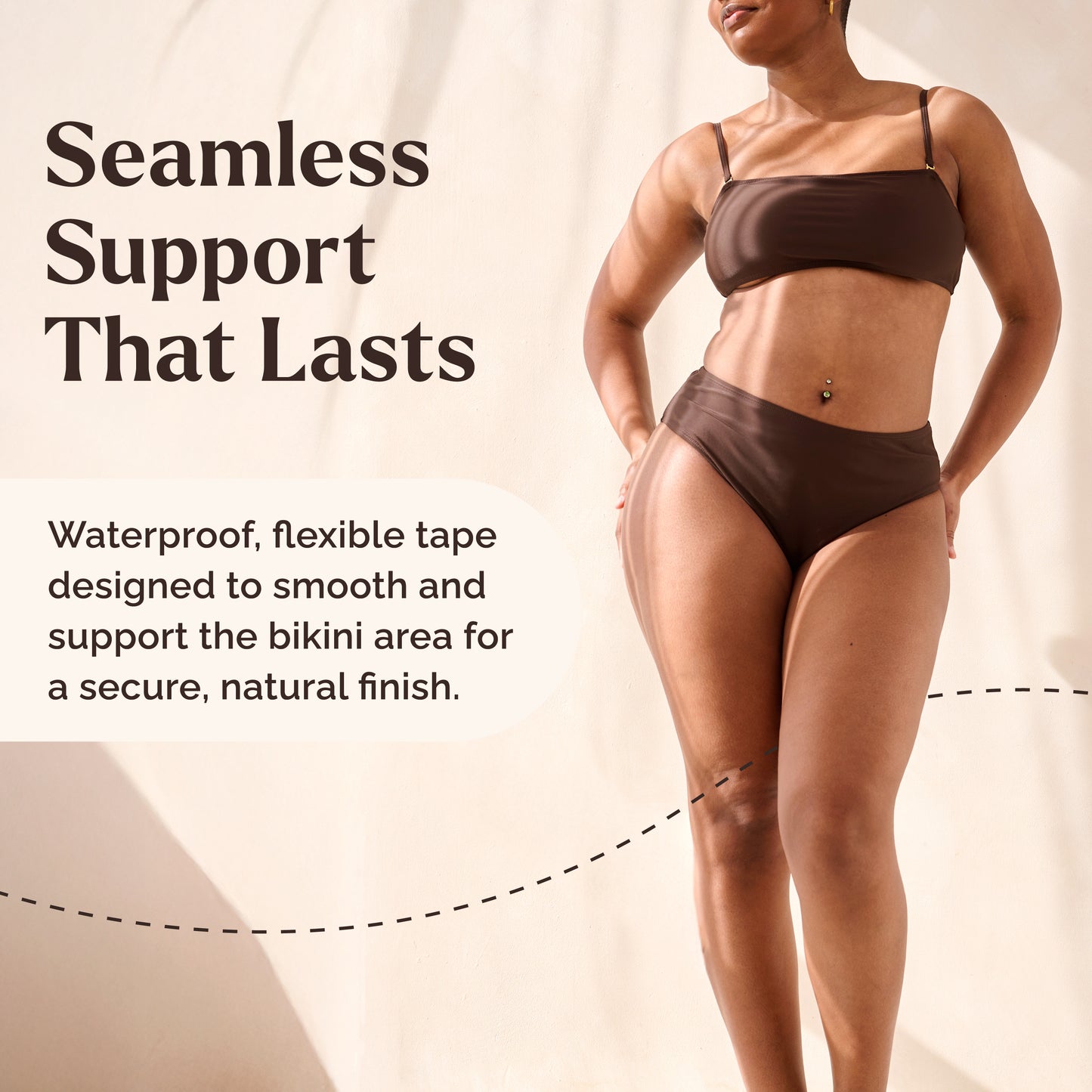 Cinta para el pliegue instantáneo del bikini de Skinnies