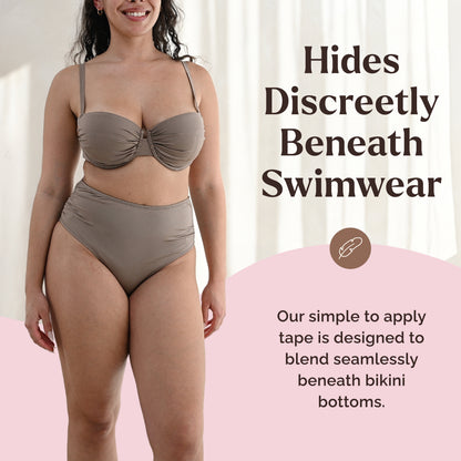 Cinta para el pliegue instantáneo del bikini de Skinnies