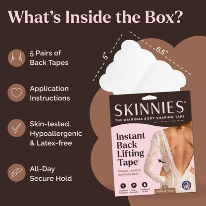 Skinnies Instant Back Lifting Tape