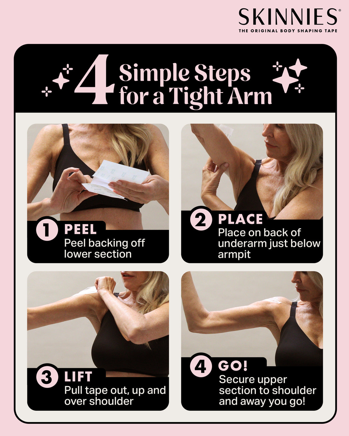 Skinnies Instant Arm Lifting Tape – skinniesinstantlifts