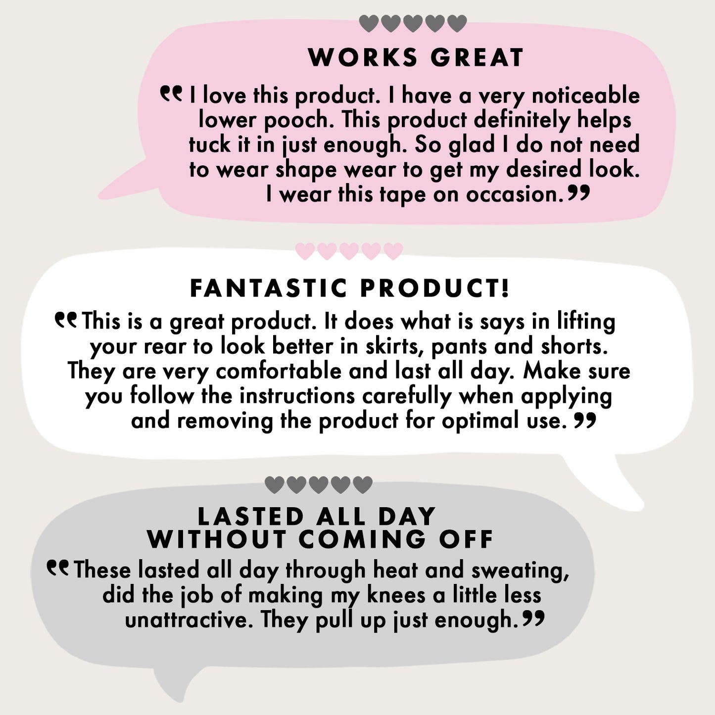 Skinnies Instant Waterproof Thigh Lifting Tape